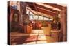 Interior Taliesin-null-Stretched Canvas