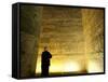 Interior, Temple of Horus, Edfu, Egypt, North Africa, Africa-Michael DeFreitas-Framed Stretched Canvas