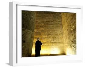 Interior, Temple of Horus, Edfu, Egypt, North Africa, Africa-Michael DeFreitas-Framed Photographic Print