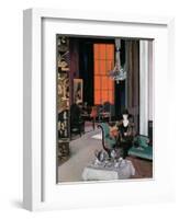 Interior - the Orange Blind, c.1928-Francis Campbell Boileau Cadell-Framed Giclee Print