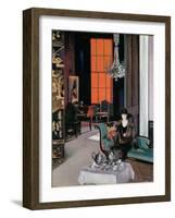 Interior - the Orange Blind, c.1928-Francis Campbell Boileau Cadell-Framed Giclee Print