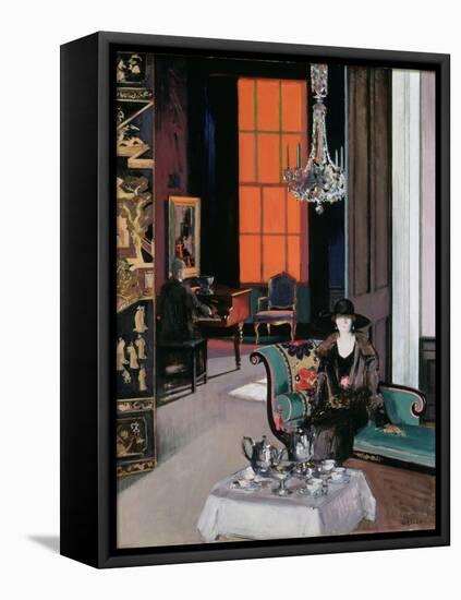 Interior - the Orange Blind, c.1928-Francis Campbell Boileau Cadell-Framed Stretched Canvas