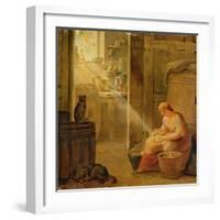 Interior (The Potato)-Johann Heinrich Wilhelm Tischbein-Framed Giclee Print