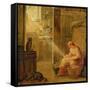 Interior (The Potato)-Johann Heinrich Wilhelm Tischbein-Framed Stretched Canvas