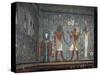 Interior, Tomb of Ramses I, Valley of the Kings, Thebes, Unesco World Heritage Site, Egypt-John Ross-Stretched Canvas