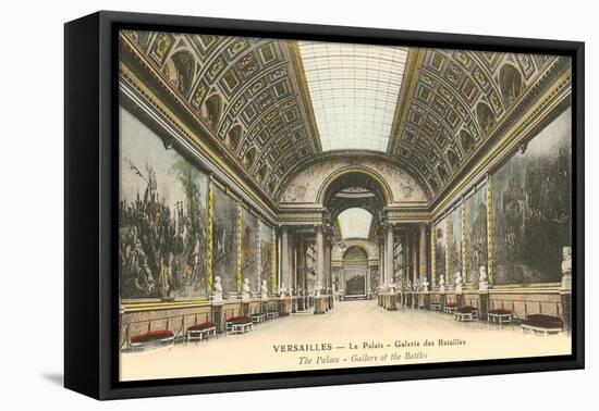 Interior, Versailles Palace, France-null-Framed Stretched Canvas