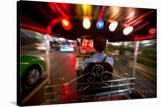 Interior View from Tuk-Tuk, Bangkok, Thailand, Southeast Asia, Asia-Ben Pipe-Stretched Canvas