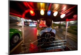 Interior View from Tuk-Tuk, Bangkok, Thailand, Southeast Asia, Asia-Ben Pipe-Mounted Photographic Print