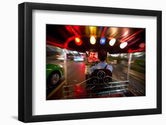 Interior View from Tuk-Tuk, Bangkok, Thailand, Southeast Asia, Asia-Ben Pipe-Framed Premium Photographic Print