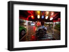 Interior View from Tuk-Tuk, Bangkok, Thailand, Southeast Asia, Asia-Ben Pipe-Framed Photographic Print