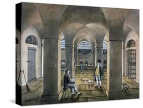 Interior View in Horsemonger Lane Prison, Union Road, Southwark, London, C1826-G Yates-Stretched Canvas