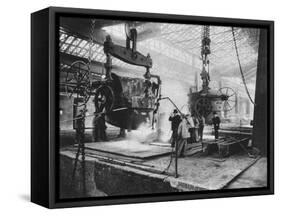 Interior View, Krupp Works, Essen, Ruhr, Germany, World War I, 1917-null-Framed Stretched Canvas