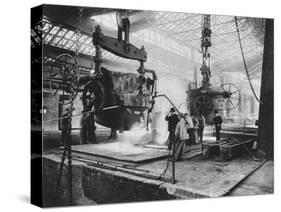 Interior View, Krupp Works, Essen, Ruhr, Germany, World War I, 1917-null-Stretched Canvas