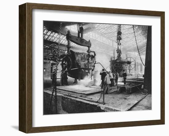 Interior View, Krupp Works, Essen, Ruhr, Germany, World War I, 1917-null-Framed Giclee Print