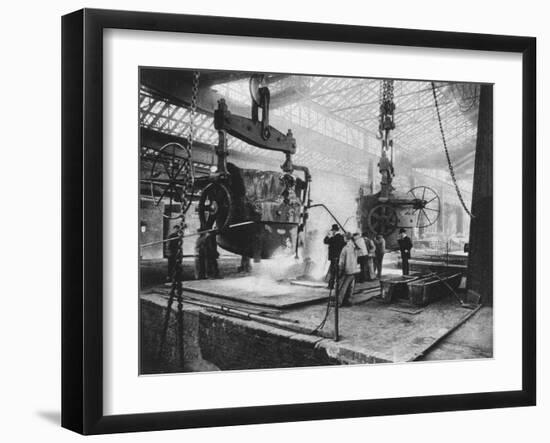 Interior View, Krupp Works, Essen, Ruhr, Germany, World War I, 1917-null-Framed Giclee Print