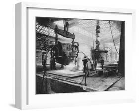 Interior View, Krupp Works, Essen, Ruhr, Germany, World War I, 1917-null-Framed Giclee Print