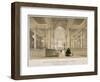 Interior View Looking East, Church of St Stephen Walbrook, City of London, 1851-J Graf-Framed Giclee Print