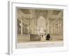 Interior View Looking East, Church of St Stephen Walbrook, City of London, 1851-J Graf-Framed Giclee Print