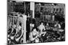 Interior View of a Brass Instrument Factory, Tubas and Trombone-Lantern Press-Mounted Art Print