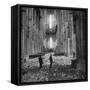 Interior View of a Damaged Cologne Cathedral-null-Framed Stretched Canvas