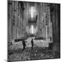 Interior View of a Damaged Cologne Cathedral-null-Mounted Photographic Print