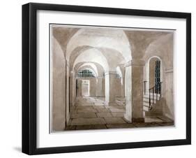 Interior View of a Hall in Horsemonger Lane Prison, Union Road, Southwark, London, 1832-G Yates-Framed Giclee Print