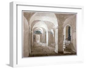 Interior View of a Hall in Horsemonger Lane Prison, Union Road, Southwark, London, 1832-G Yates-Framed Giclee Print