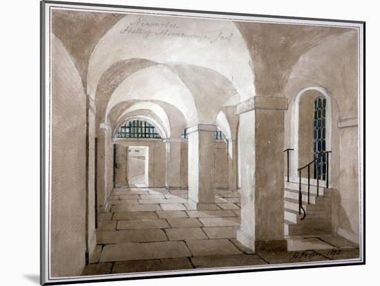 Interior View of a Hall in Horsemonger Lane Prison, Union Road, Southwark, London, 1832-G Yates-Mounted Giclee Print