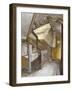 Interior View of a Staircase in a House in White Lion Court, Westminster, London, 1880-John Crowther-Framed Giclee Print