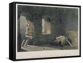 Interior View of a Tower Belonging to London Wall at Old Bailey, City of London, 1851-John Wykeham Archer-Framed Stretched Canvas