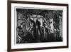 Interior View of a Zeppelin in the Course of a Bombing Raid on England-null-Framed Premium Giclee Print