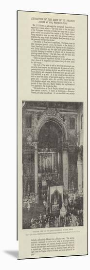 Interior View of Bom Jesus Cathedral at Goa, India-null-Mounted Giclee Print