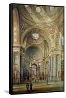 Interior View of Brompton Oratory-Herbert A. Gribble-Framed Stretched Canvas