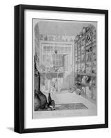 Interior View of Charles Roach Smith's Museum in Liverpool Street, City of London, 1850-John Brown-Framed Giclee Print