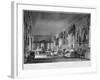 Interior View of Dr Fisher's Apartments, Charterhouse, Finsbury, London, 1816-Joseph Constantine Stadler-Framed Giclee Print