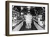 Interior View of E. R. Brown's Store - Eskridge, KS-Lantern Press-Framed Art Print