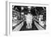 Interior View of E. R. Brown's Store - Eskridge, KS-Lantern Press-Framed Art Print