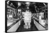 Interior View of E. R. Brown's Store - Eskridge, KS-Lantern Press-Framed Stretched Canvas