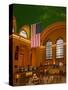 Interior View of Grand Central Station, New York, USA-Nancy & Steve Ross-Stretched Canvas