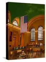 Interior View of Grand Central Station, New York, USA-Nancy & Steve Ross-Stretched Canvas