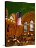 Interior View of Grand Central Station, New York, USA-Nancy & Steve Ross-Stretched Canvas