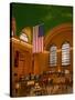 Interior View of Grand Central Station, New York, USA-Nancy & Steve Ross-Stretched Canvas