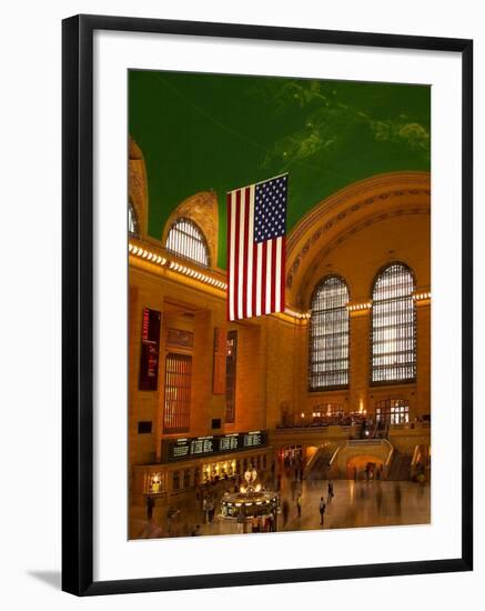 Interior View of Grand Central Station, New York, USA-Nancy & Steve Ross-Framed Photographic Print