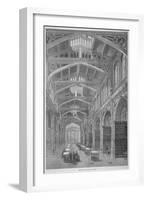 Interior View of Guildhall Library, City of London, 1872-null-Framed Giclee Print