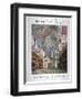 Interior View of Henry Vii's Chapel in Westminster Abbey, London, C1855-WL Walton-Framed Giclee Print