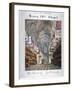 Interior View of Henry Vii's Chapel in Westminster Abbey, London, C1855-WL Walton-Framed Giclee Print