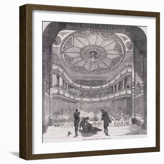 Interior View of Holborn Theatre Royal, High Holborn, Holborn, London, C1890-null-Framed Giclee Print