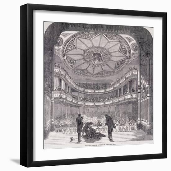 Interior View of Holborn Theatre Royal, High Holborn, Holborn, London, C1890-null-Framed Giclee Print