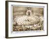 Interior View of Howes and Cushing's Great United States Circus Poster-null-Framed Giclee Print