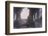 Interior View of Middle Temple Hall, City of London, after an Air Raid, C1941-null-Framed Photographic Print